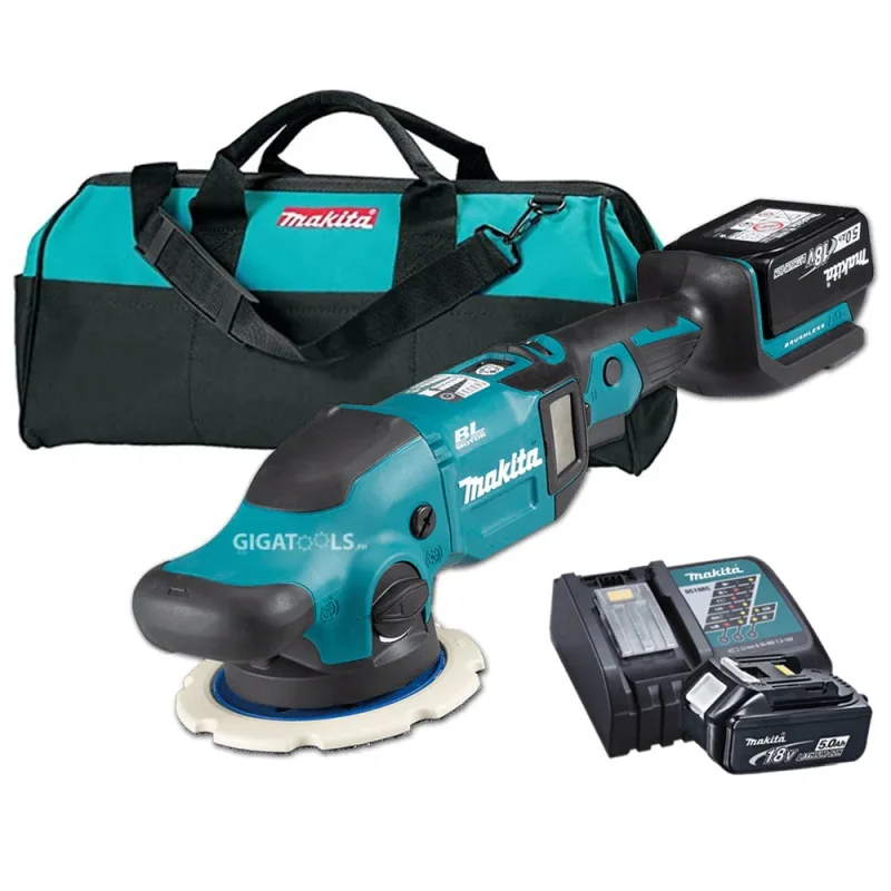 makita 18v cordless 6 random orbit polisher kit dpo600rte