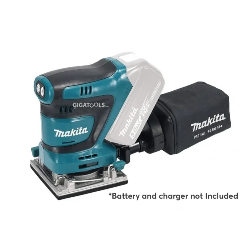 makita 18v lxt cordless 1 4 sheet finishing sander dbo482z bare tool