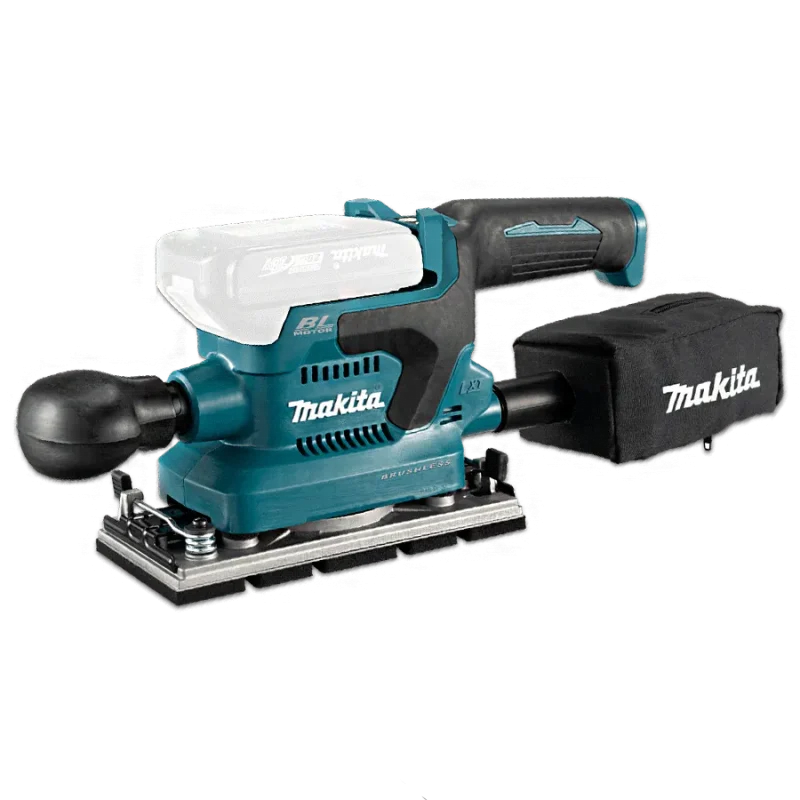 makita 18v lxt cordless brushless sander with aws dust extraction bare tool