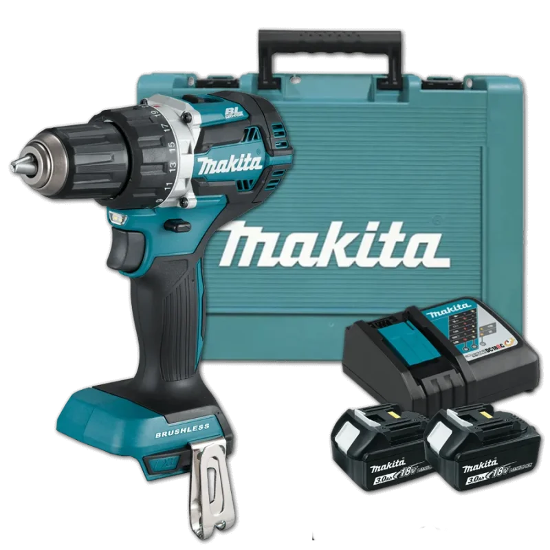 makita 18v lxt li ion brushless drill kit 60 n m 13mm