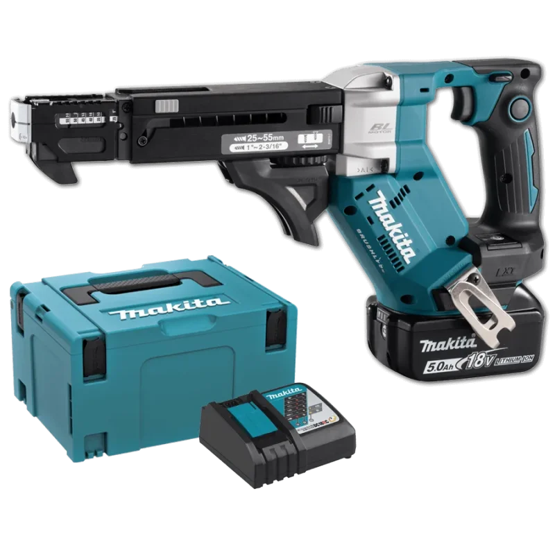 makita 18v lxt li ion cordless screwdriver kit w silent clutch dfr551rtj