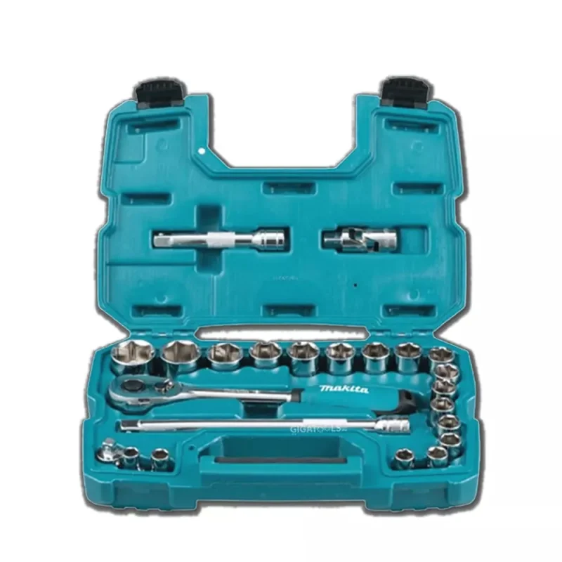 makita 23 piece 1 2 ratchet socket set b 65589