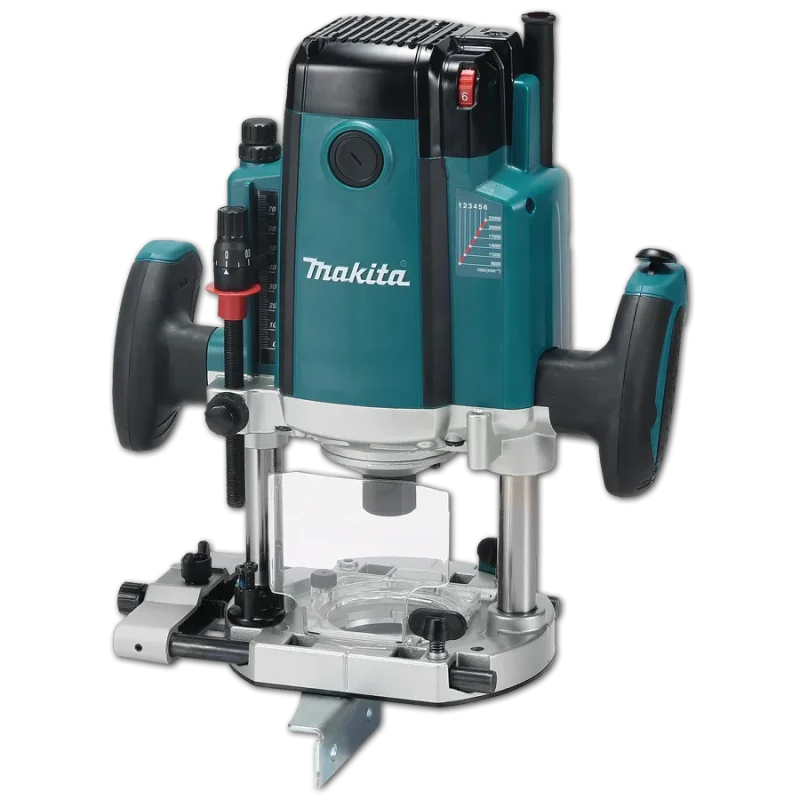 makita 2300w plunge router 12mm 15 32 1 2 bits made in japan