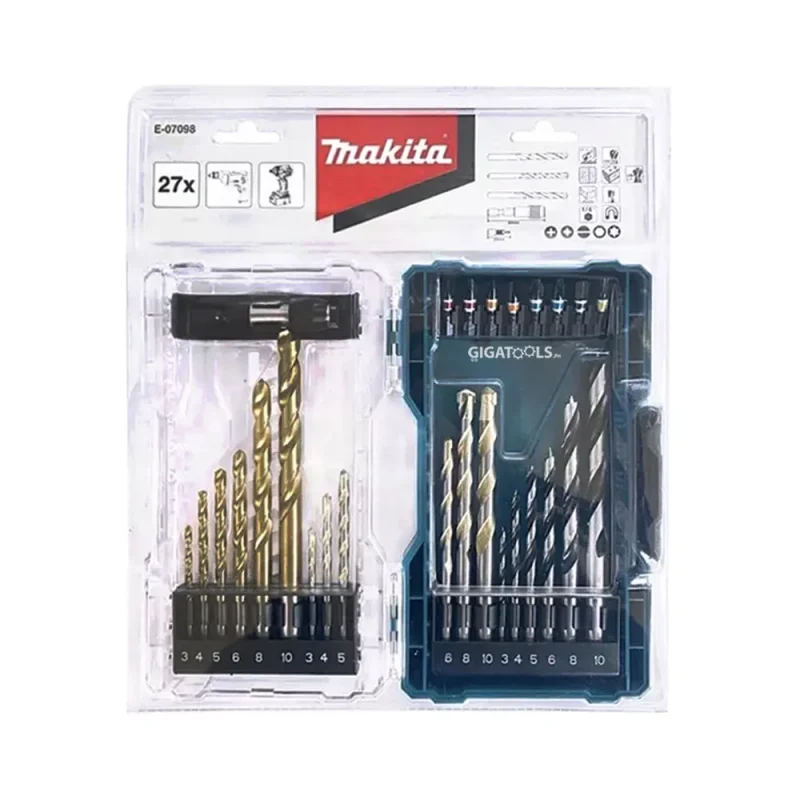 makita 27 piece drill screwdriver bit set