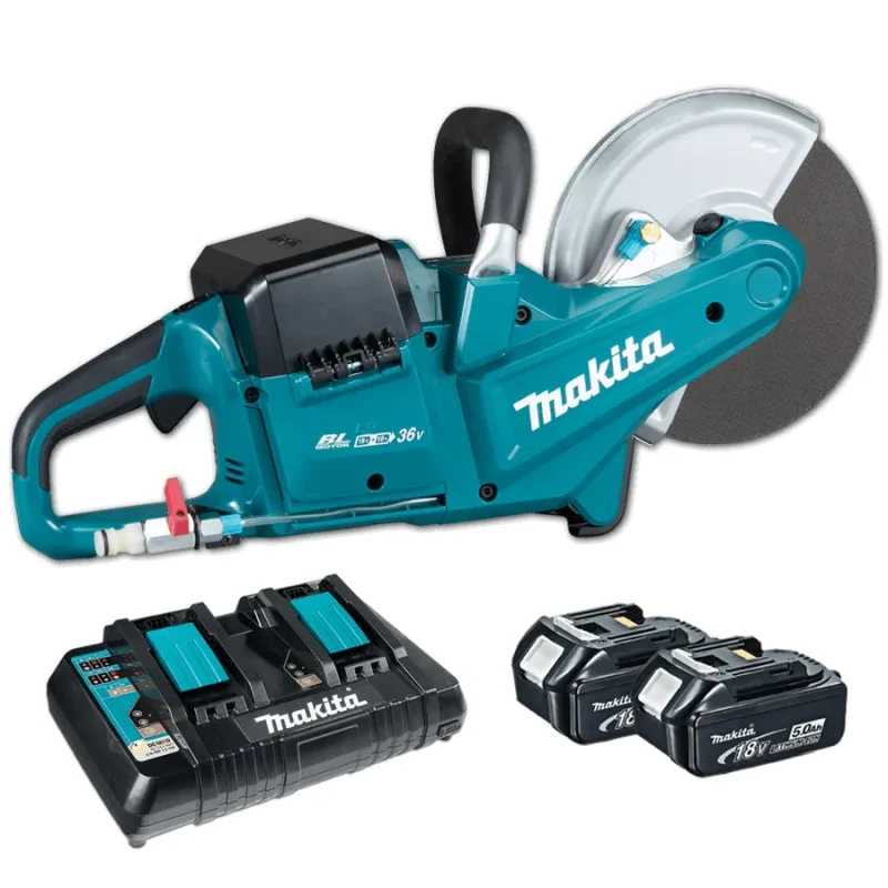 makita 36v cordless brushless cutter kit 230mm 9