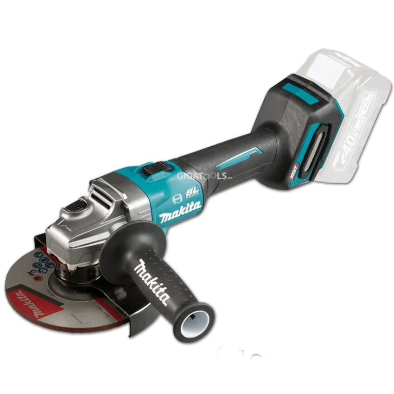 makita 40v xgt 150mm angle grinder cordless brushless slide switch lock on bare tool