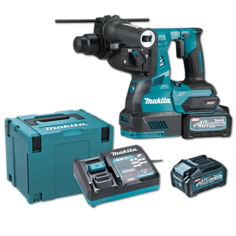 makita 40v xgt 28mm cordless rotary hammer 3 mode sds