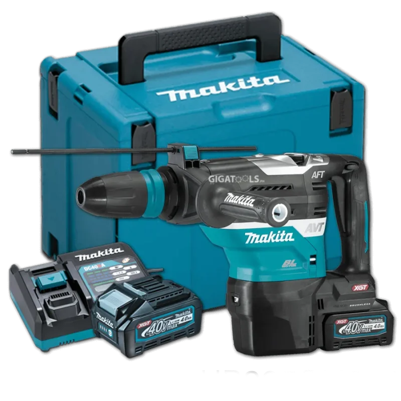 makita 40v xgt brushless demolition hammer 8j 40mm sds max li ion kit