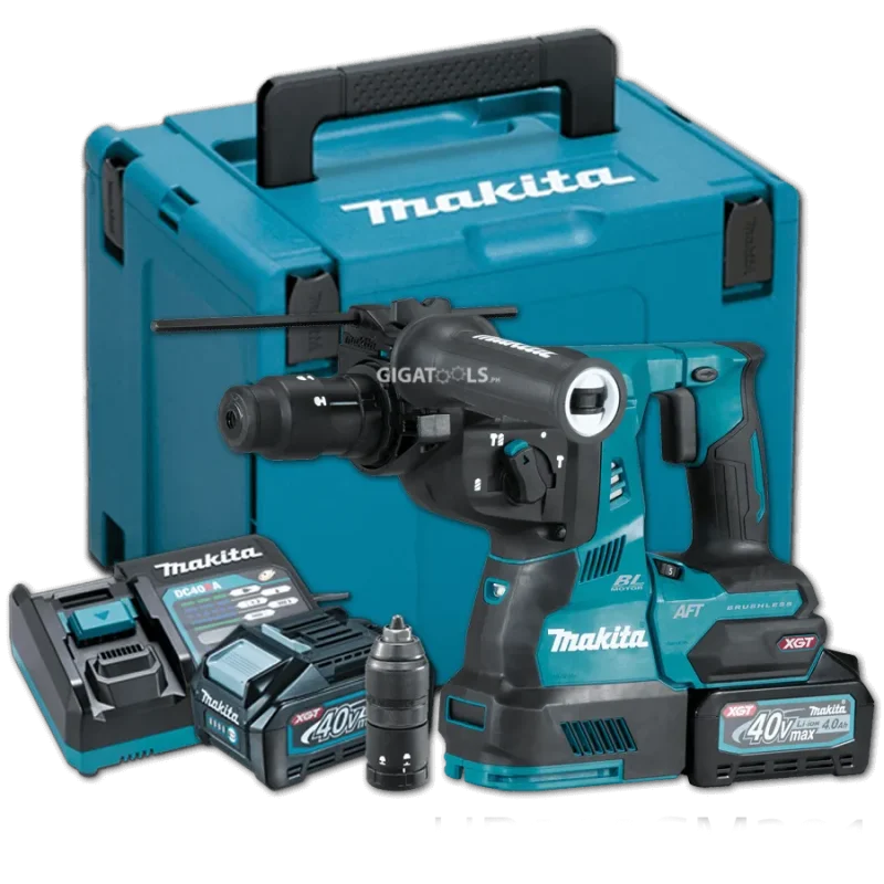 makita 40v xgt brushless rotary hammer kit 28mm 2 9j li ion