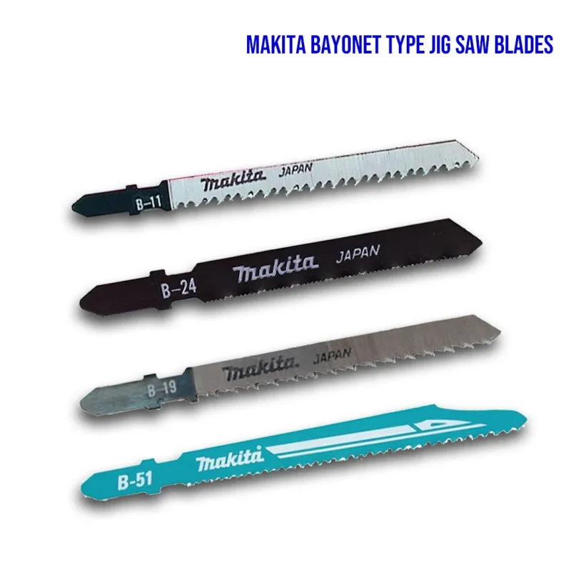 makita 5 piece bayonet jig saw blades