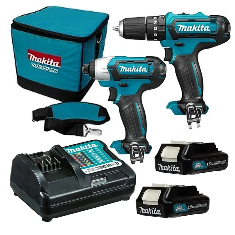 makita clx202 12v max 1 5ah li ion cordless combo kit 2 piece