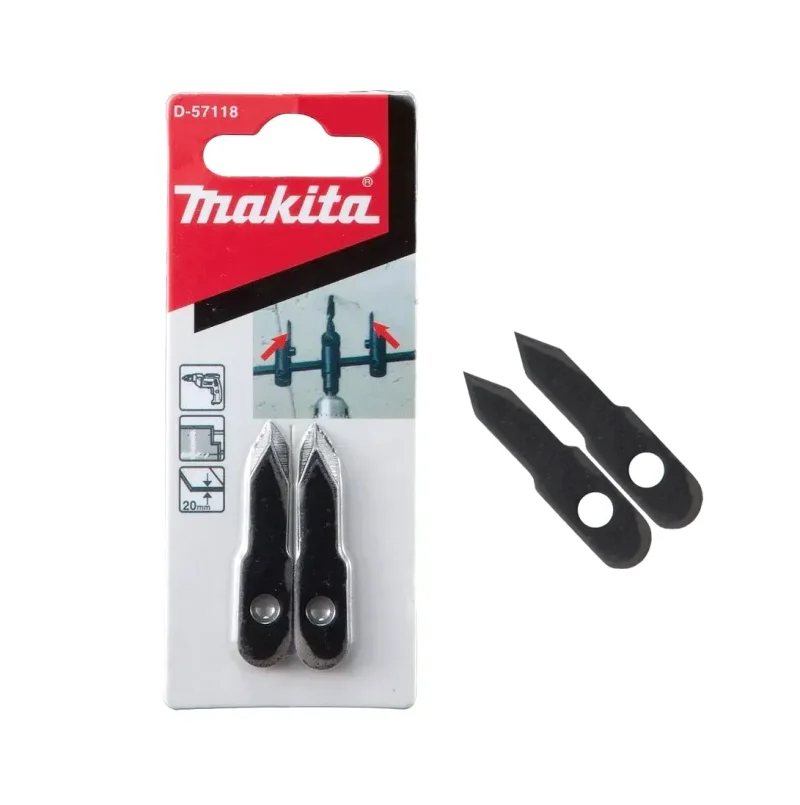 makita d 57118 2 piece replacement blades premium spare set