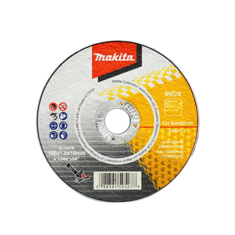 makita d 75518 4 stainless steel cutting disc high performance