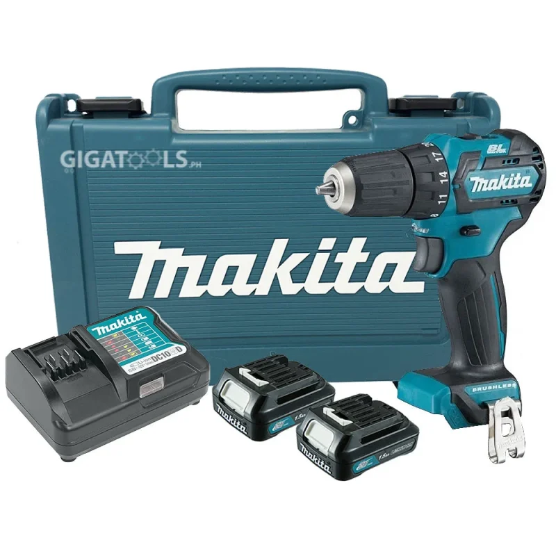 makita df332dwye 12v brushless cordless drill driver