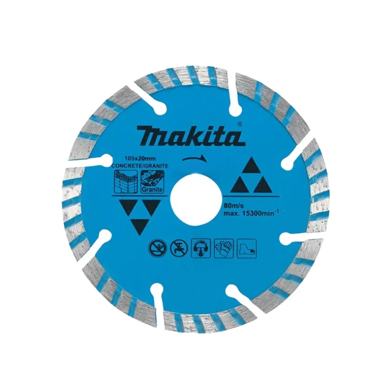 makita diamond cutting disc d 44339 dry segmented corrugated wheel