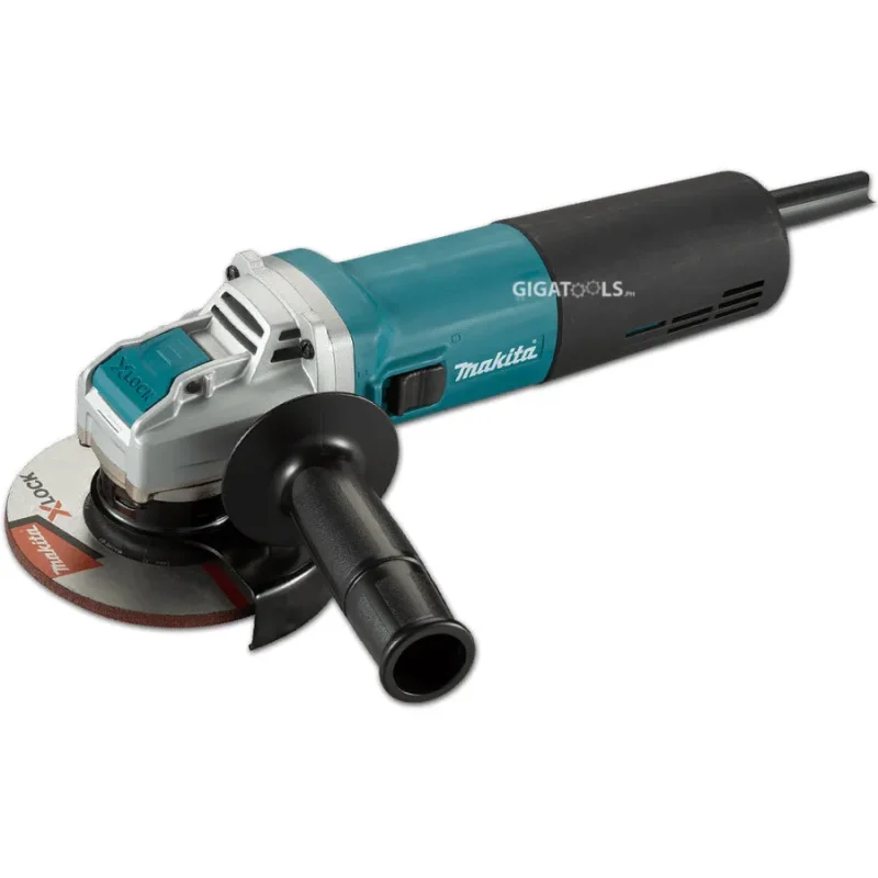 makita ga5080 125mm 1 400w x lock angle grinder with soft start slide switch