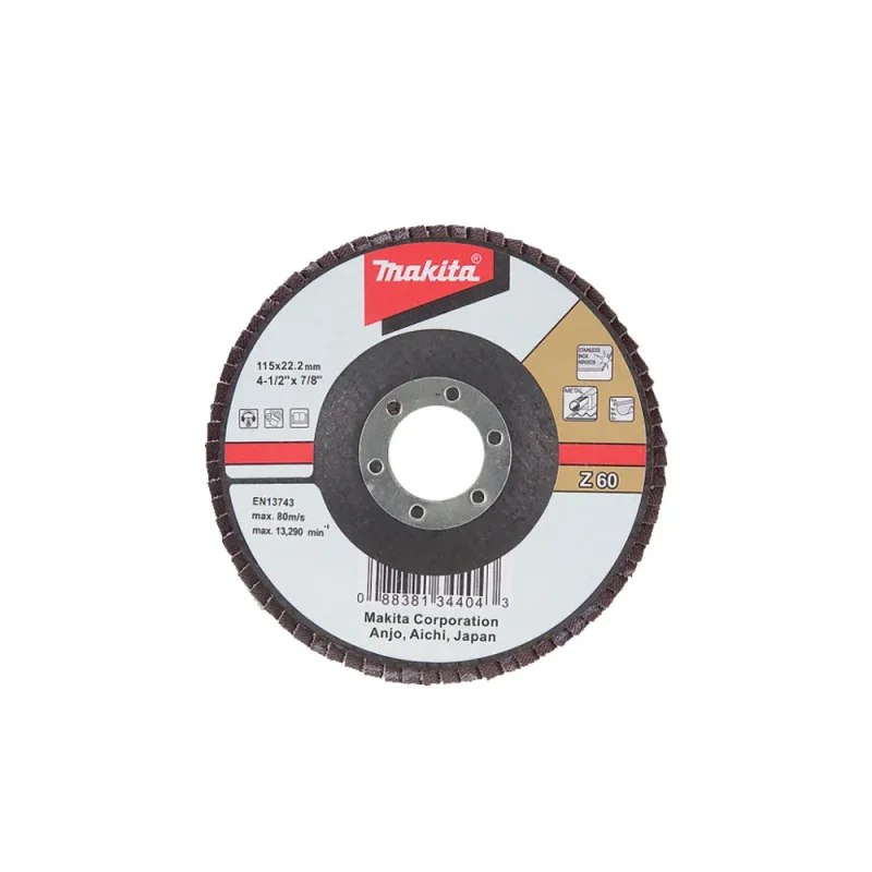 makita heavy duty zirconia flap disc industrial grade