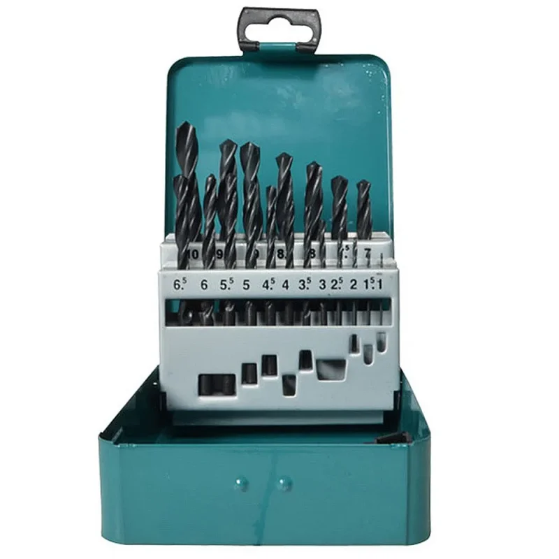 makita hss r 19 piece metal drill bit set d 54081