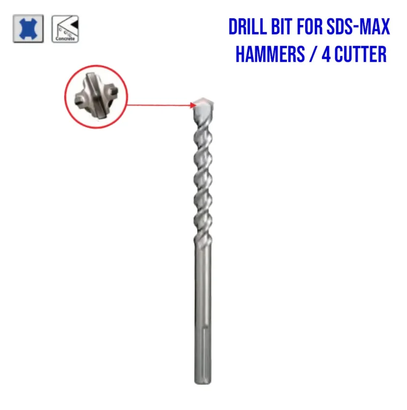 makita sds max tct drill bit 4 cutter