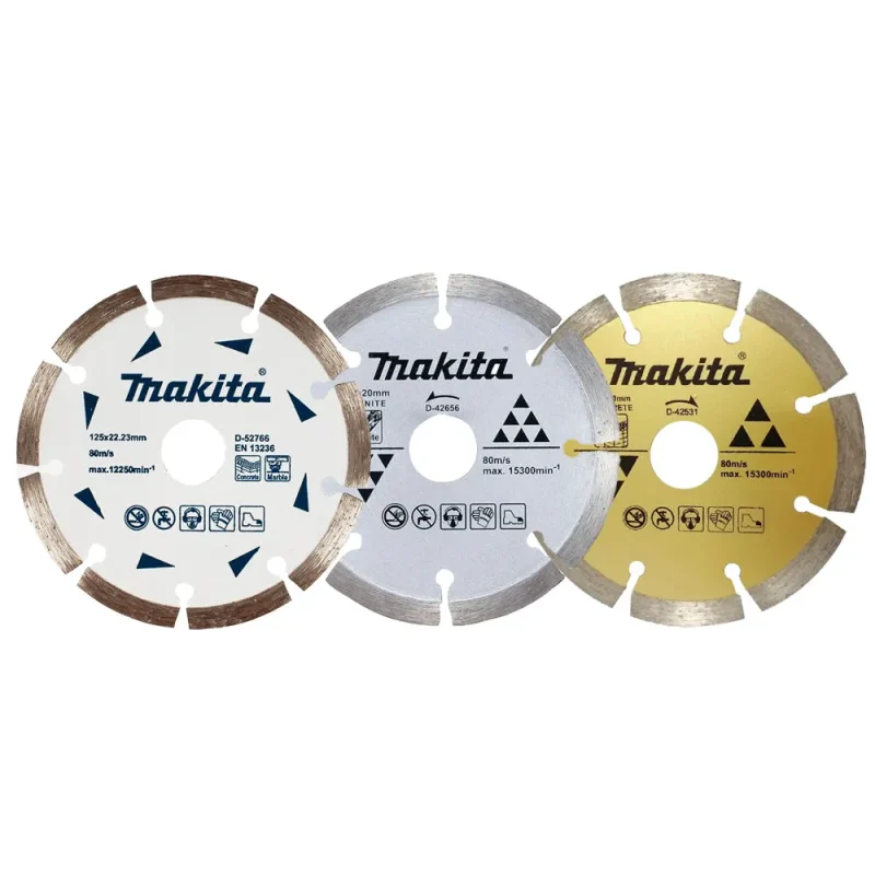 makita segmented dry diamond cutting wheel