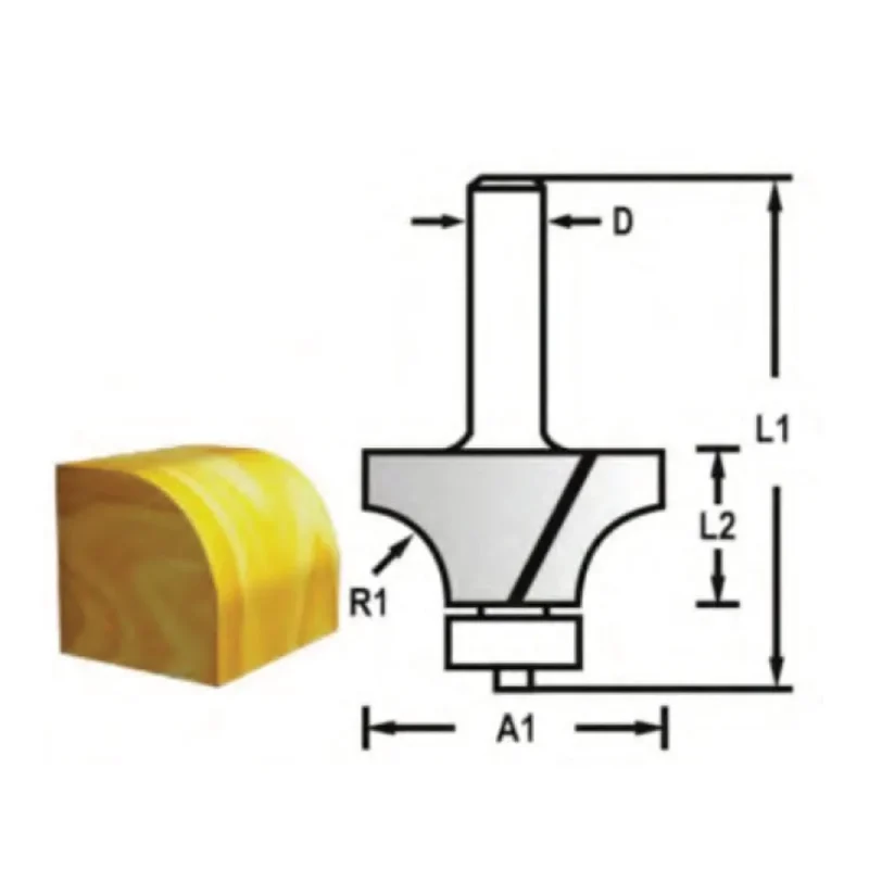 makita tungsten carbide corner rounder bit