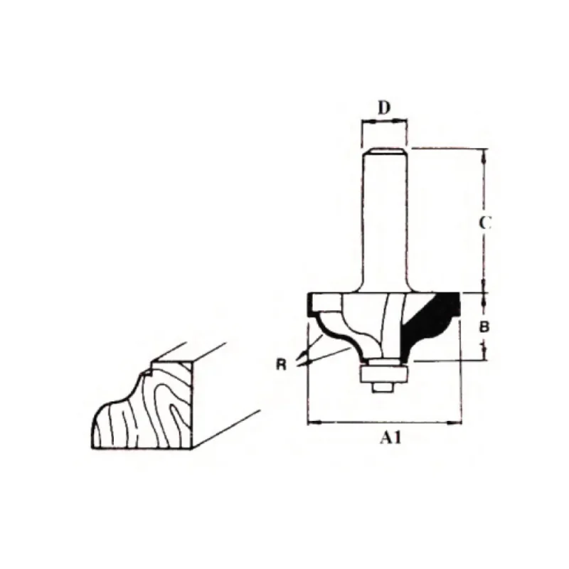 makita tungsten carbide ogee fillet bit