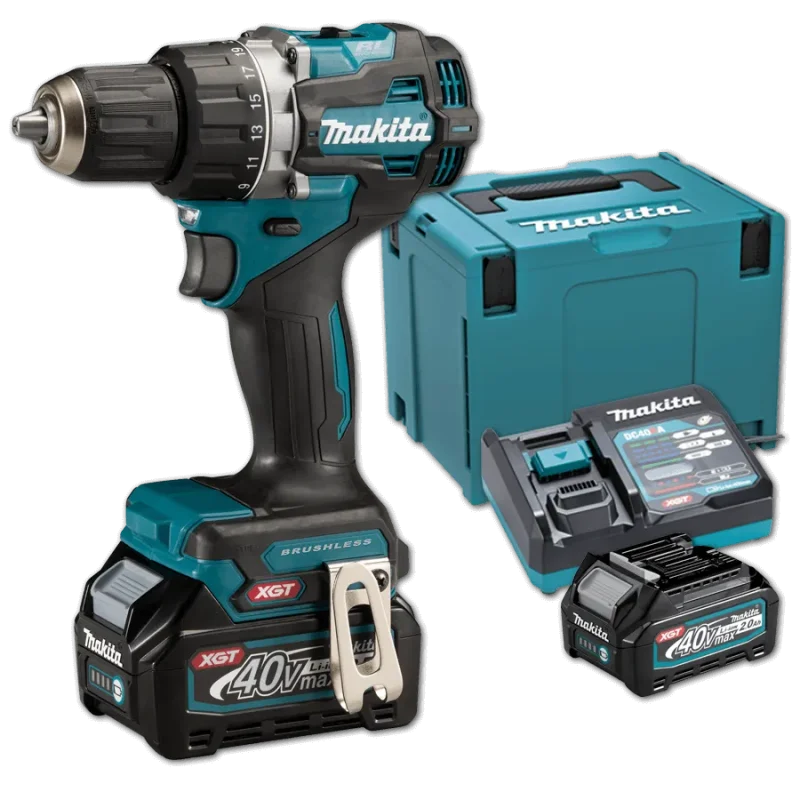 makita xgt 40v brushless drill kit 13mm 65 n m