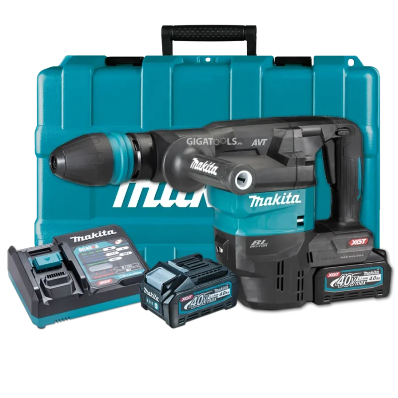 makita xgt 40v cordless demolition hammer 18mm sds max shank li ion kit