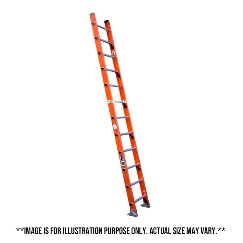 miller fiberglass ladder orange usa made