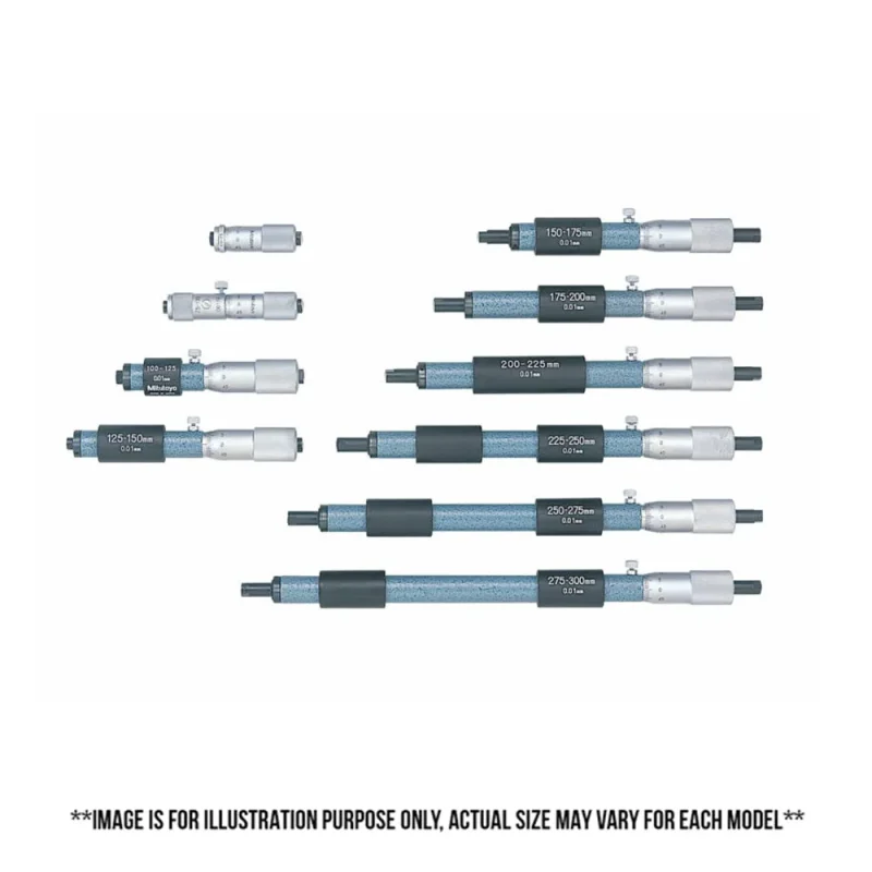 mitutoyo 133 series single rod tubular inside micrometers