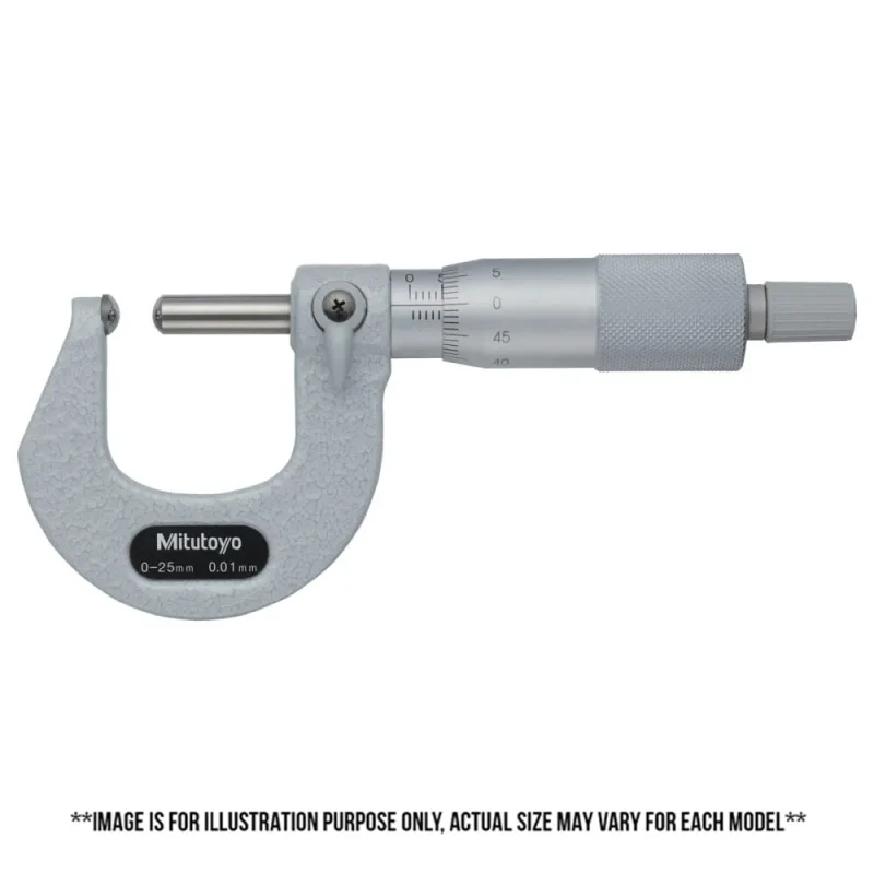 mitutoyo 295 series spherical face micrometer anvil spindle