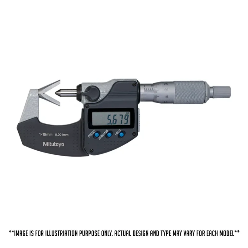 mitutoyo 314 series digimatic v anvil micrometer