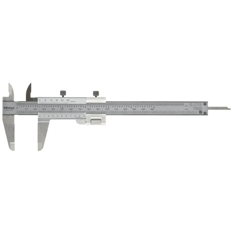 mitutoyo 532 series vernier caliper with fine adjustment