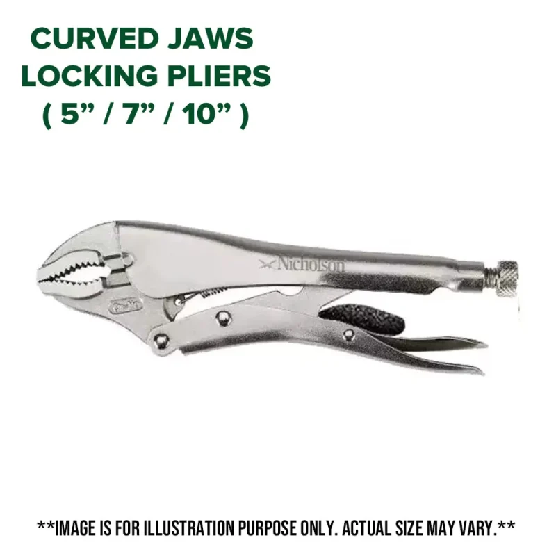 nicholson chrome moly locking pliers with wire cutters