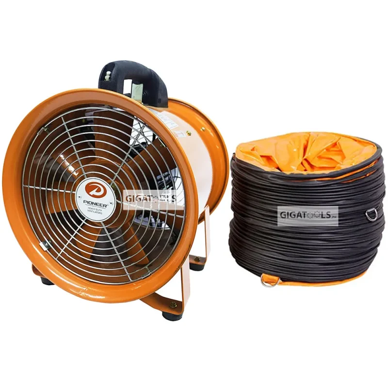 pioneer portable air blower ventilator with hose