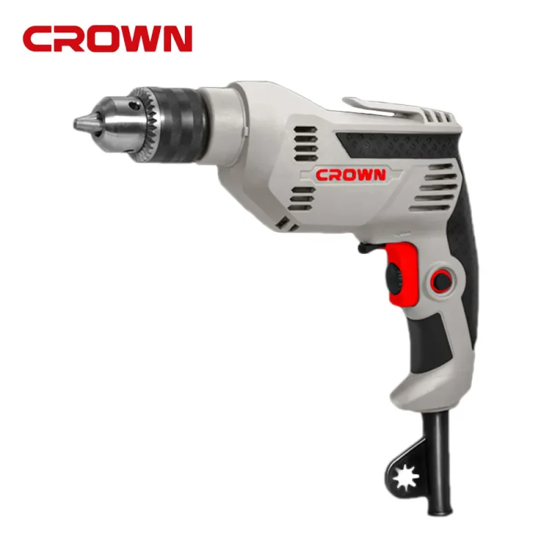 powerful 550w electric hand drill crown ct10143 10