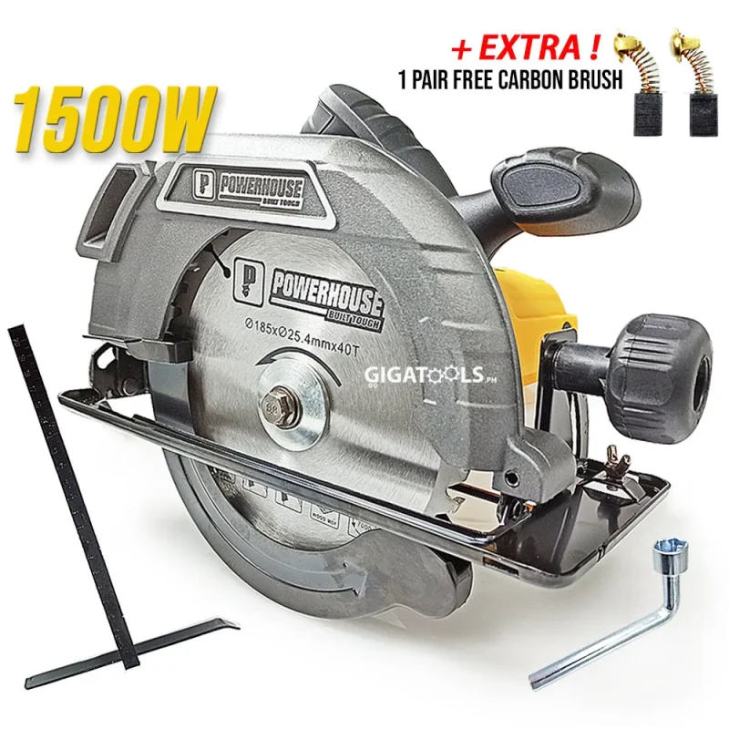 powerhouse 1500w 7 1 4 professional circular saw