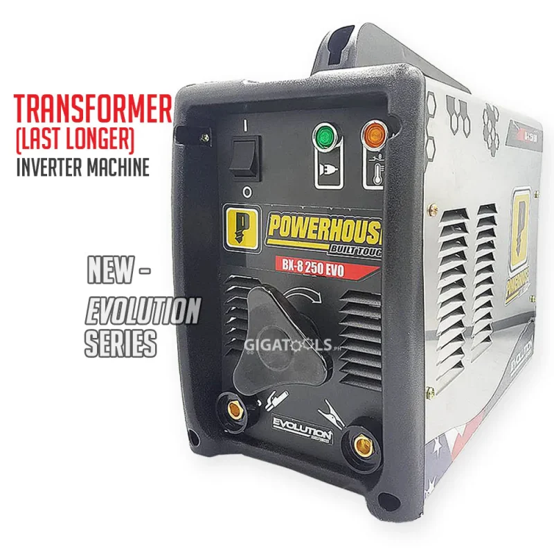 powerhouse bx 8 250 evolution portable welder