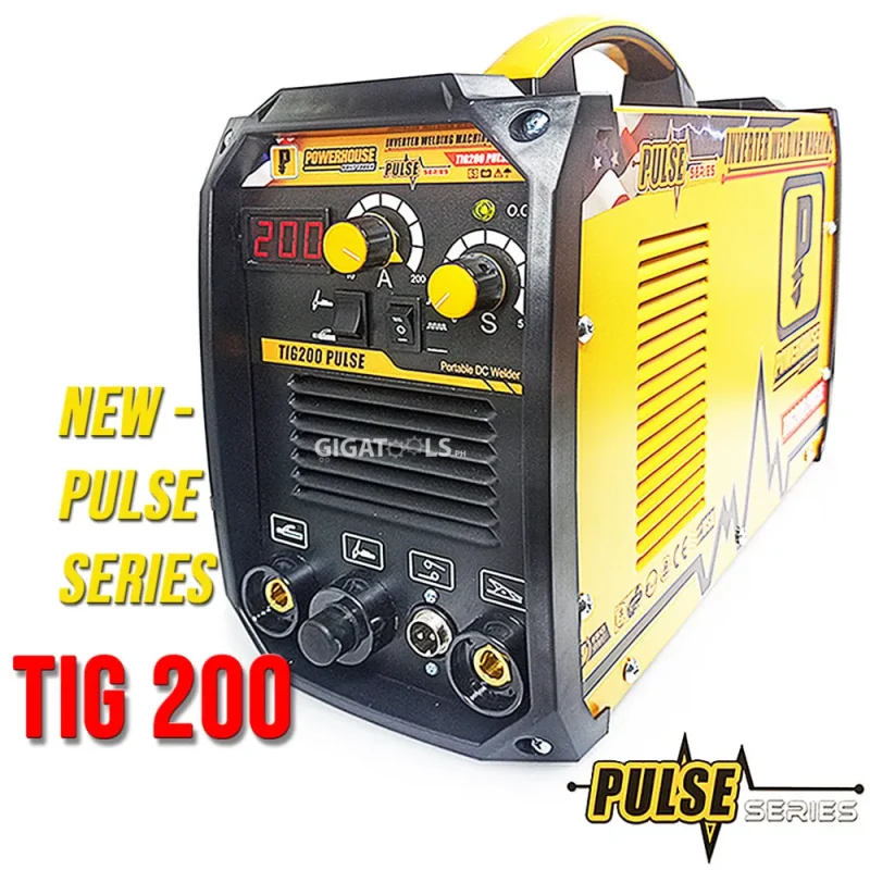 powerhouse tig 200 pulse dual tig mma dc welding machine