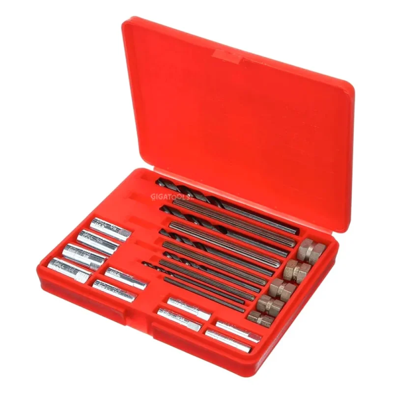 ridgid 25 piece screw extractor set 1 4 1 2 model 10