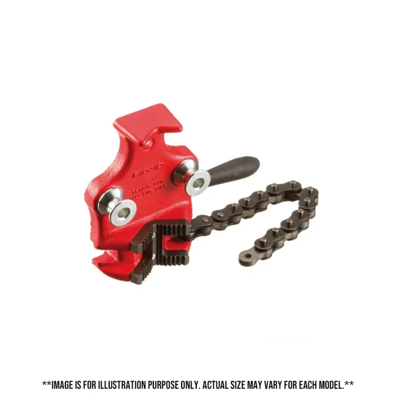 ridgid bench chain vise with bottom screw