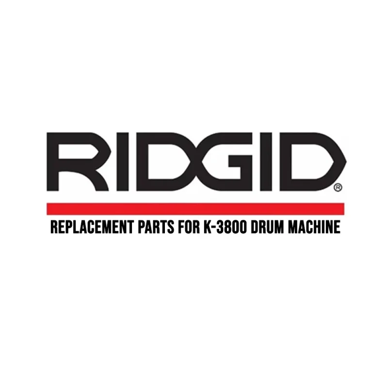 ridgid k 3800 drum machine replacement parts