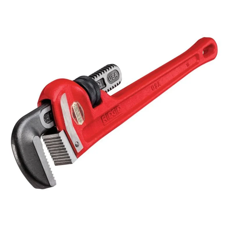 ridgid straight pipe wrench for precision plumbing