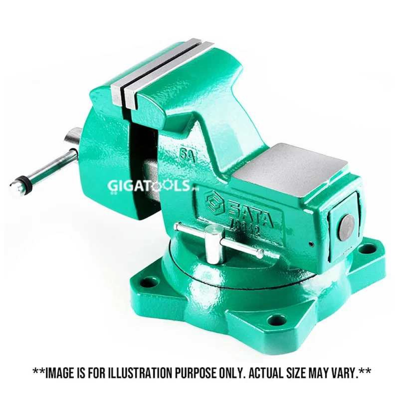 sata by nicholson swivel base bench vise