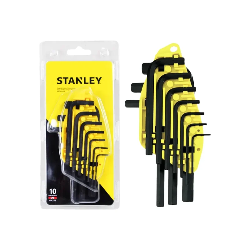 stanley 10 piece allen hex key set 1 16 3 8 69 254 22