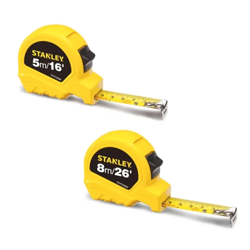 stanley 5m 8m tape measures