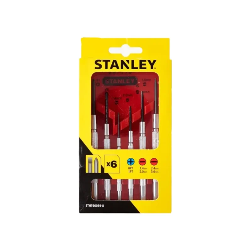 stanley 6 piece precision screwdriver set 66039 8