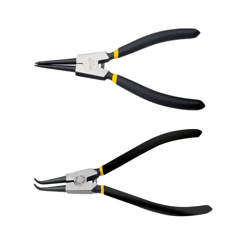 stanley 7 piece bent straight circlip pliers set