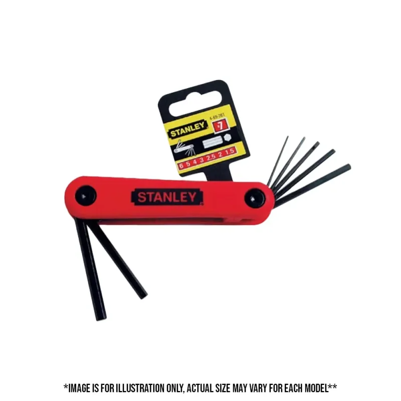 stanley 7 piece metric hex key set 69 261 69 262