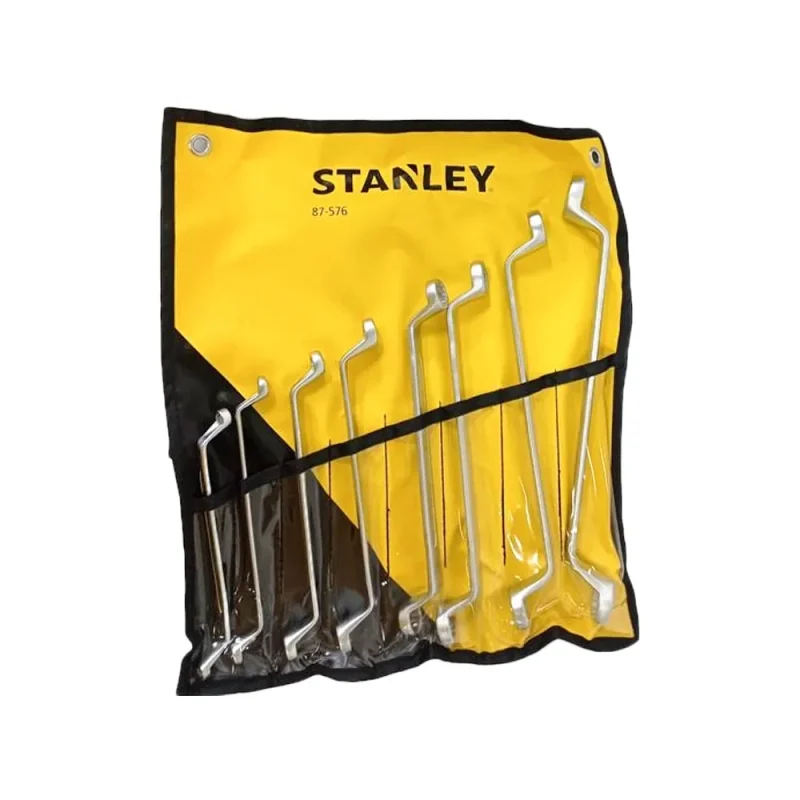 stanley 8 piece offset ring end wrench set 6 22mm